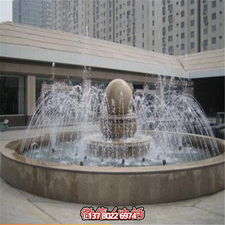 精美中式風(fēng)水球園林雕塑，提升小區(qū)公園噴泉擺放風(fēng)水氣質(zhì)