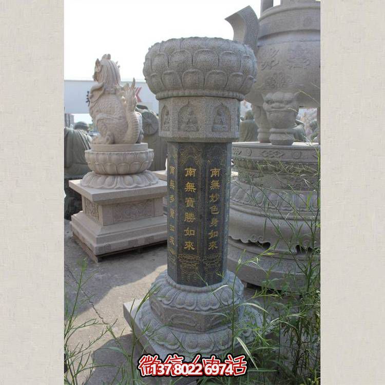 精美大理石浮雕石柱，點綴你的寺廟