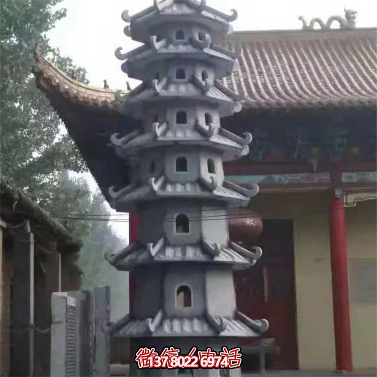 大理石石雕佛塔雕塑，傳承古老文明