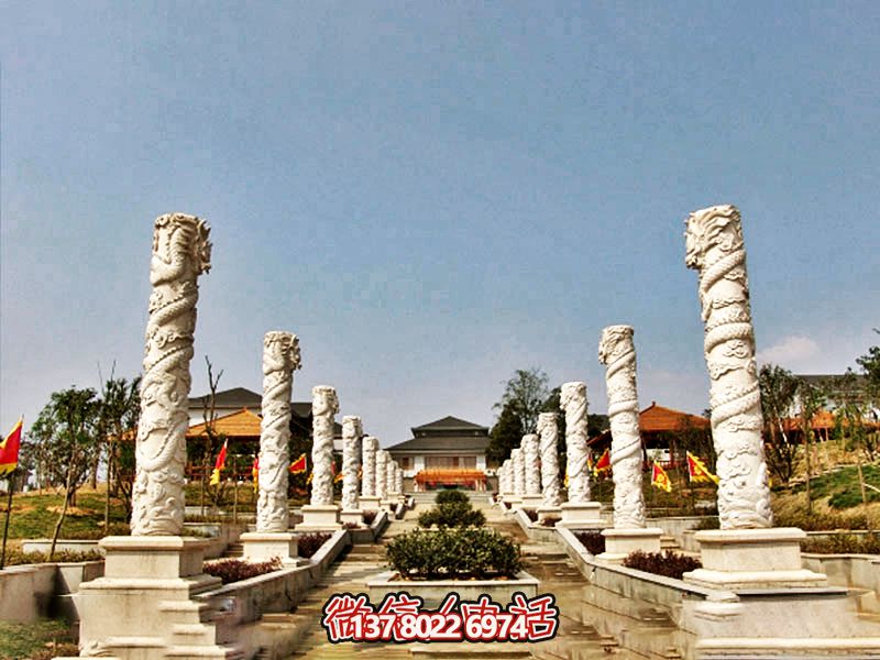 傳統工藝石雕龍柱，傳承古老文化