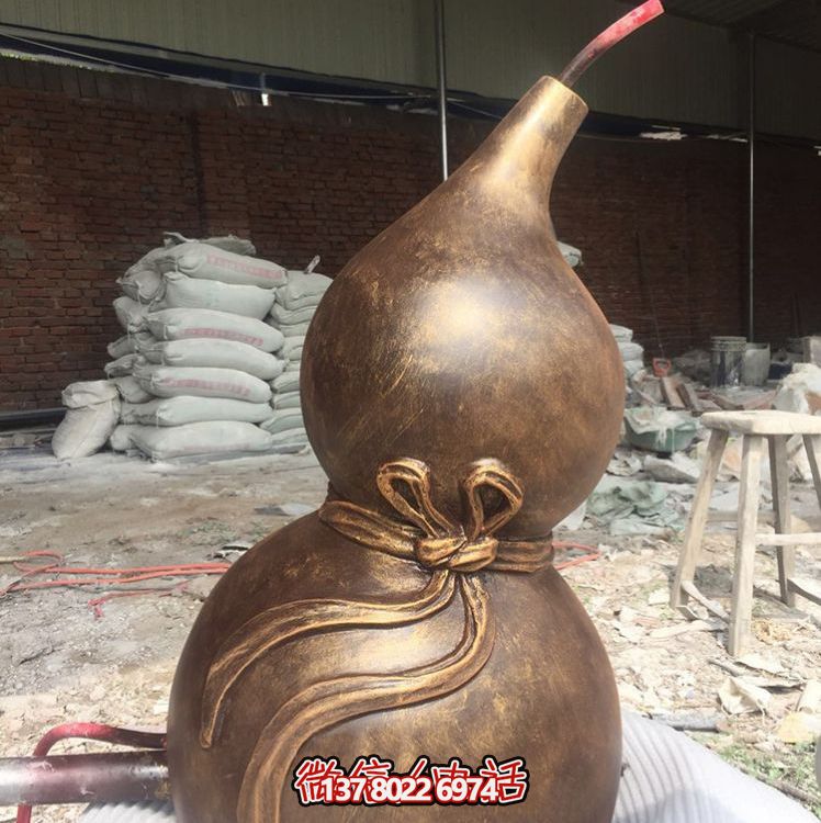 萬用銅雕葫蘆，集家居裝飾、鎮(zhèn)宅辟邪、雕塑藝術(shù)于一體