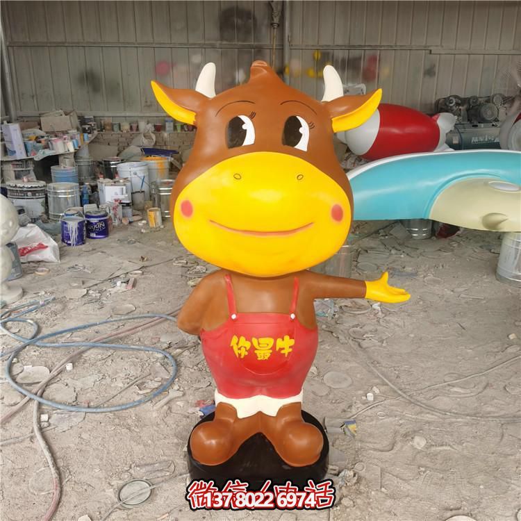 多彩玻璃鋼雕塑，精美卡通公仔，裝點你的店鋪