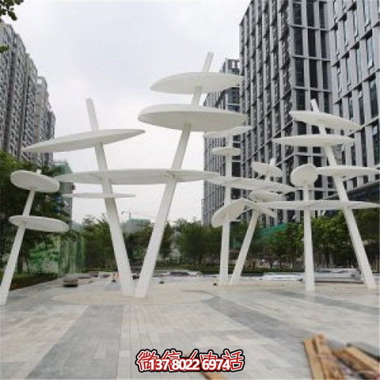 不銹鋼大型樹葉雕塑，為你的戶外景觀創(chuàng)造獨(dú)特的創(chuàng)意