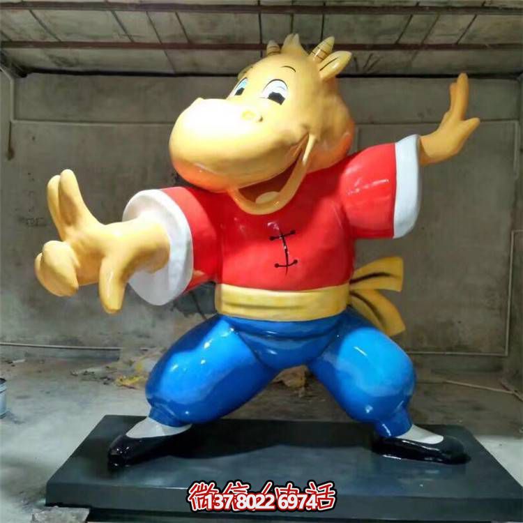 可愛牛雕塑，點綴商業、戶外和園林景觀