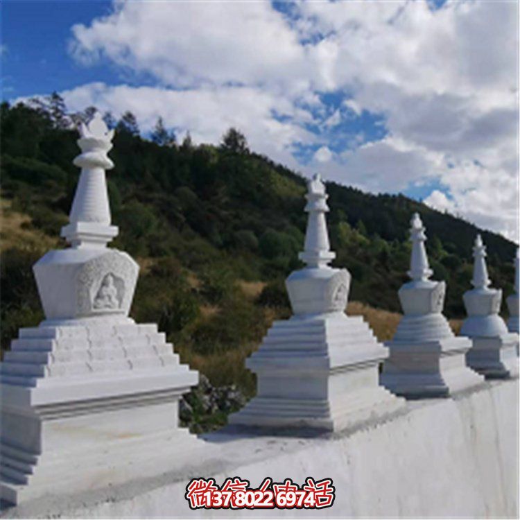 大理石雕刻舍利菩提寶塔景區(qū)寺廟戶(hù)外擺件