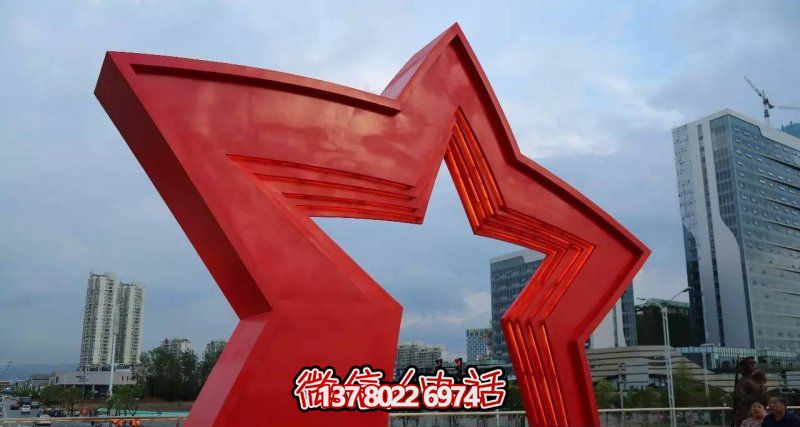 不銹鋼雕塑拱門(mén)，點(diǎn)綴景觀廣場(chǎng)