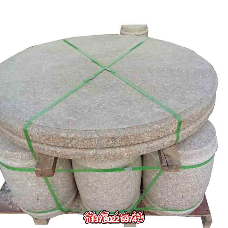 花崗巖簡(jiǎn)易石桌，下棋納涼圓桌