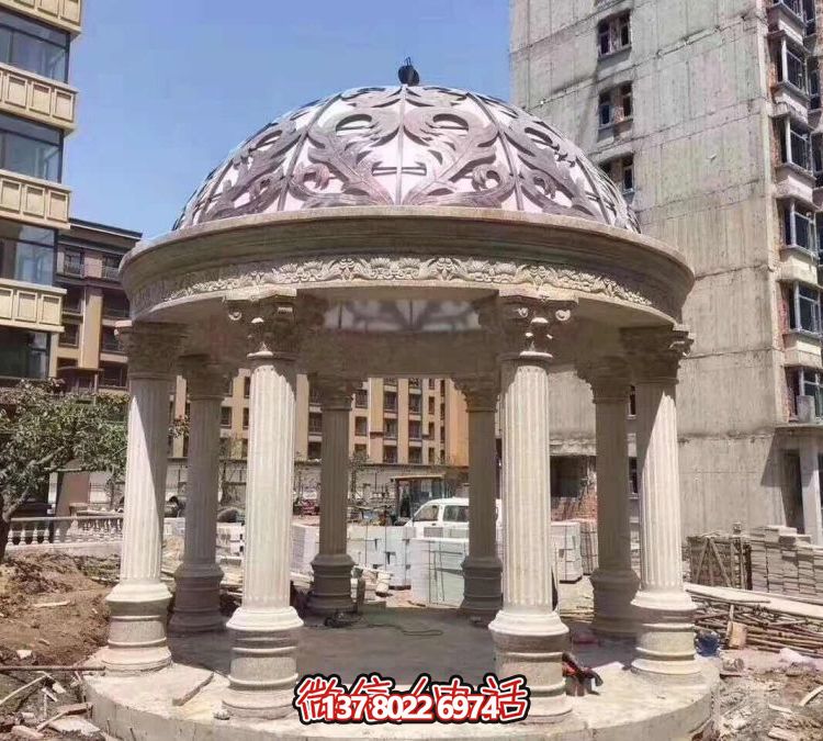 歐式羅馬涼亭，營(yíng)造優(yōu)雅小區(qū)花園