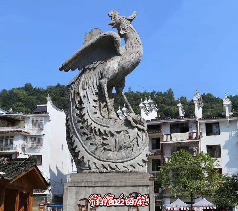 鳳凰雕塑，給公園帶來靈動(dòng)之美