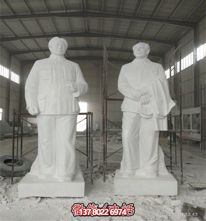 毛澤東偉人雕像，大型漢白玉雕刻，適宜于廣場等場所