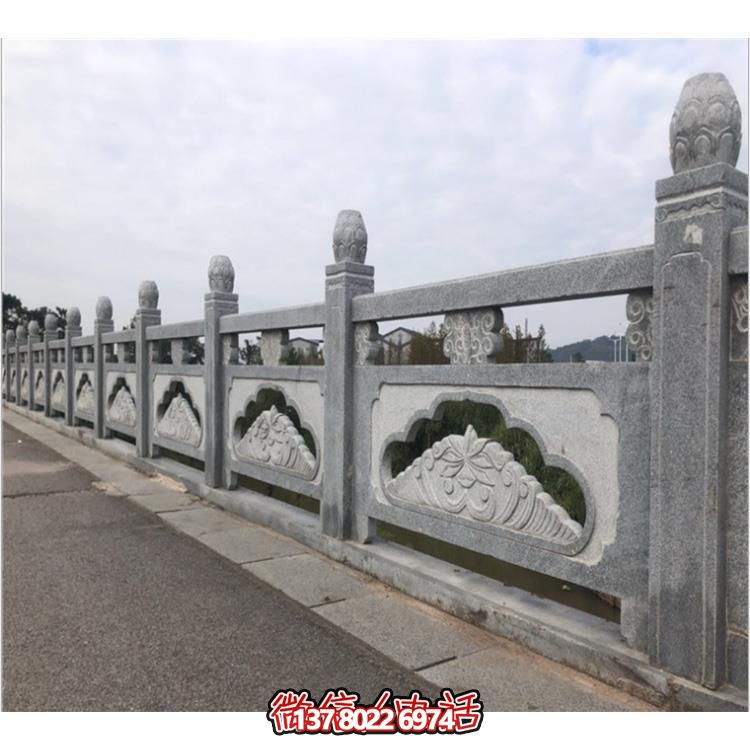 精致青石石雕欄桿，打造美麗公園景區