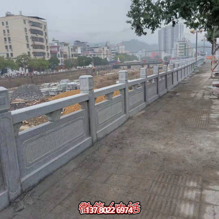 精美大理石雕塑圍欄，美化您的城市河道