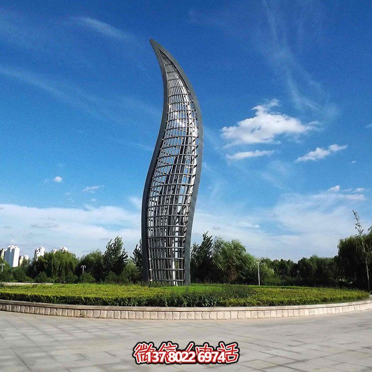 不銹鋼金屬鏤空戶(hù)外園林景觀雕塑