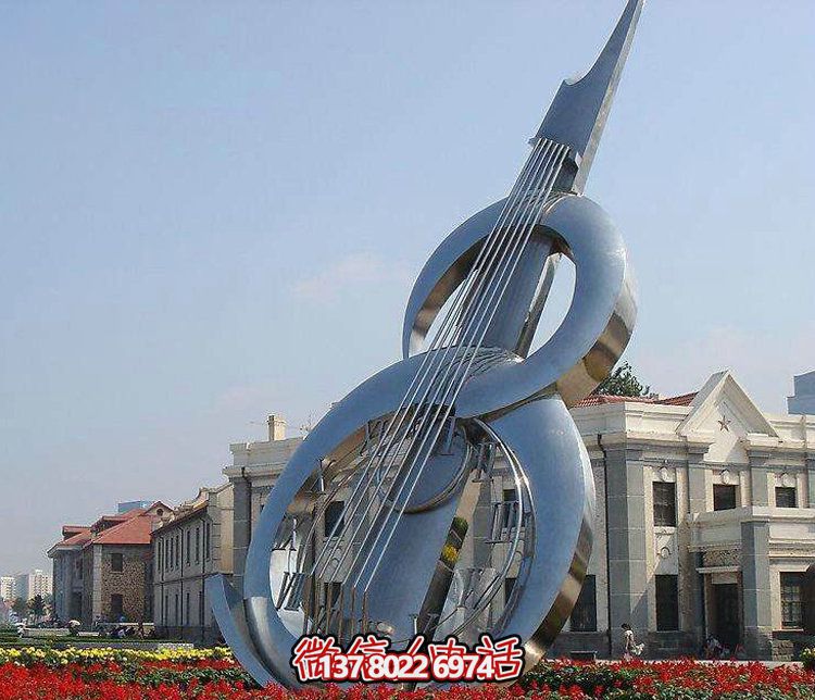 廣場創意不銹鋼鏡面葫蘆造型琴雕塑 廣場創意不銹鋼鏡面葫蘆造型琴雕塑