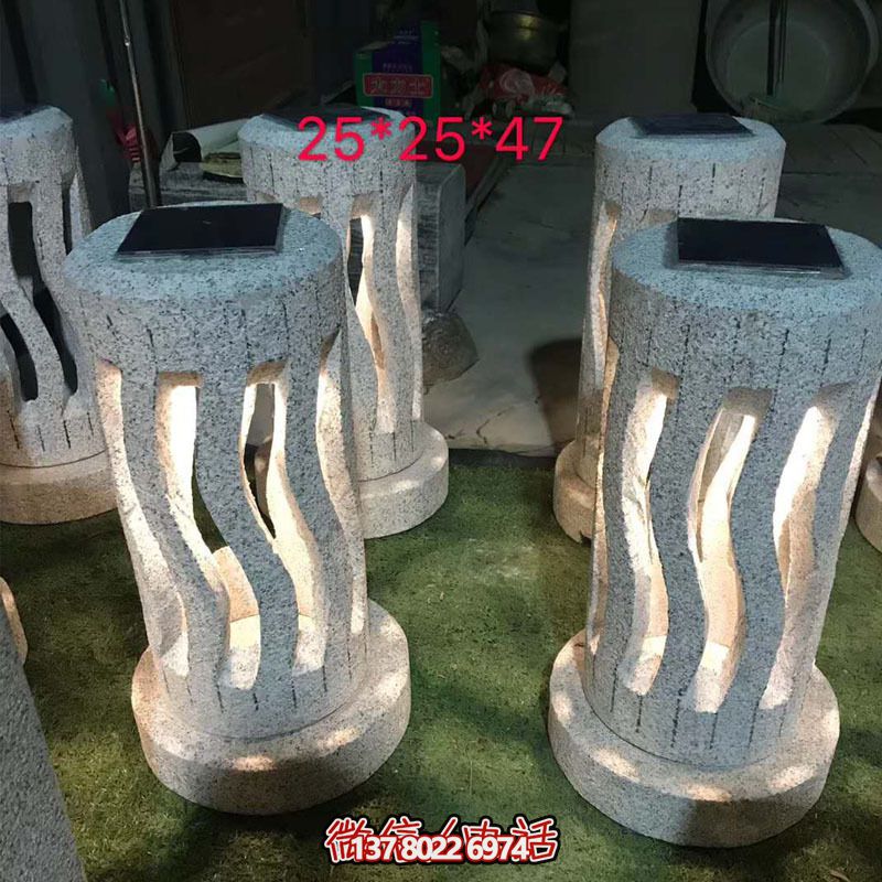 太陽(yáng)能石燈籠現(xiàn)代簡(jiǎn)約廣場(chǎng)大理石擺件草坪燈一對(duì) 太陽(yáng)能石燈籠現(xiàn)代簡(jiǎn)約廣場(chǎng)大理石擺件草坪燈一對(duì)