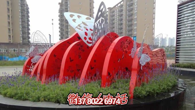 商場創意不銹鋼蝴蝶雕塑 商場創意不銹鋼蝴蝶雕塑