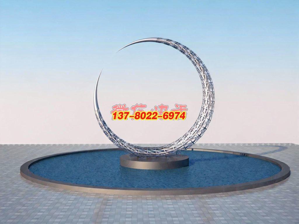 《月瀾織夢(mèng)》：水境環(huán)縈間，鋼骨織就彎月穹廬的詩(shī)意回響